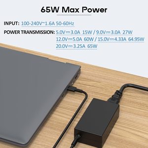 <span class=keywords><strong>Chargeur</strong></span> USB-C 65W compatible avec <span class=keywords><strong>HP</strong></span> EliteBook <span class=keywords><strong>Envy</strong></span> <span class=keywords><strong>x360</strong></span> 20V 3.25A Adaptateur Type-C compatible avec ProBook Spectre Pavilion Chromebook - Product Image 6