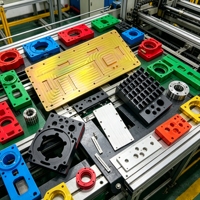 Pièces usinées CNC en aluminium anodisé sur mesure de haute précision pour équipements de communication avec prix d'usine compétitif
