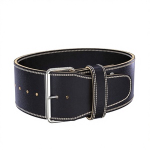 Premium Lifting <b>Belt</b> for Athletes Leather and Suede Back & Core Stability Adjustable Buckle Wholesale OEM for Fitness Brands - Product Image 5