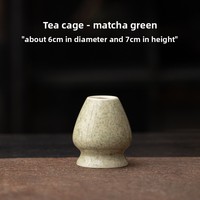 Fouet à thé en porcelaine céramique écologique et porte-brosse Design moderne pour accessoires de cérémonie du thé Matcha japonais