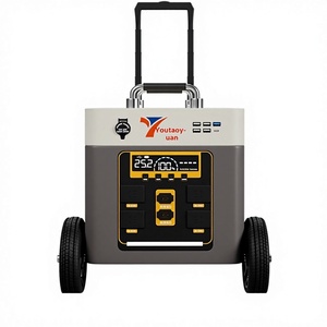 Alimentation électrique mobile extérieure de grande capacité 12 <span class=keywords><strong>kWh</strong></span> avec batterie LiFePO4, protection contre les surcharges/surcharges/overheats pour le camping - Product Image 1
