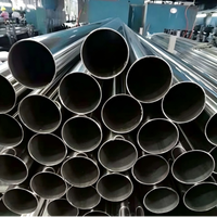 Tuyau sans soudure en acier inoxydable non allié, série 304/316L/300, longueurs 6M/12M, épaisseur 50mm x 1.5/2mm, finition de surface 2B, ASTM
