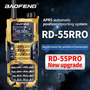 BAOFENG RD-55 PRO GPS APRS fonction talkie-walkie longue portée Bluetooth programmation 10W VHF <span class=keywords><strong>UHF</strong></span> AM/FM émetteur-récepteur - Product Image 3