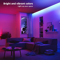 Bande LED COB RGB haute densité 840 LED 24V 14W pour salle de jeu et éclairage décoratif de home cinéma CE RoHS ETL Garantie 3 ans