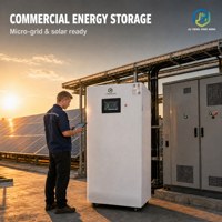 Batterie de stockage d'énergie domestique LiFePO4 51,2 V 360 Ah 18,43 kWh pour système d'énergie solaire