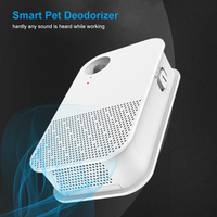 Éliminateur d'odeurs automatique professionnel toilette pour chien purificateur d'air mural intelligent pour chats maison animaux de compagnie en plastique à piles
