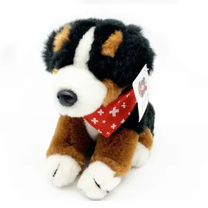 2021 CE ASTM Wholesale best made cute small toys soft pet plush dog funny stuffed animal real looking lie dog cat animal toy