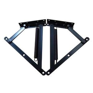 Chengyouhui Conjunto de bisagras elevables para mesa de centro YC-001 YC-002 YC-003 YC-004 YC-005 YC-006 YC-007 Soporte plegable negro - Product Image 2