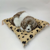 10 pièces jouets de poupée en peluche créatifs conception purificateur d'air à la maison dans la simulation de conception de dessin animé respirer et ronfler chien pour la décoration de voiture