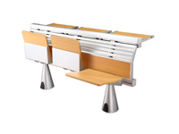 Meubles de classe scolaire modernes, ensemble de bureau et de chaise en aluminium pour étudiants, pour la maison et le bureau