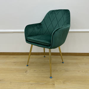 OEM Muebles Para La <span class=keywords><strong>Casa</strong></span> Chaises de salle à manger Chaises avec accoudoirs en velours <span class=keywords><strong>Chaise</strong></span> de salle à manger de luxe <span class=keywords><strong>Chaise</strong></span> en velours <span class=keywords><strong>noir</strong></span> et or - Product Image 6