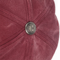 Populaire tweekleurige gewassen katoenen baseballcaps met opdruk, outdoor sportcap
