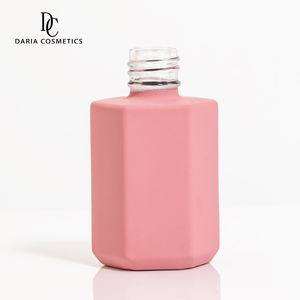 ขวดเจลโพลิกอนยาทาเล็บสีชมพู 12 มล. ขวดทําเล็บหมวกไม้ไผ่ขวดยาทาเล็บ - Product Image 2