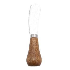 Couteau à beurre avec manche en bois d'acacia pour le fromage, la confiture, le service, les ustensiles de cuisine - Product Image 1