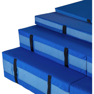 Almohadillas de choque grandes de aterrizaje personalizables al por mayor alfombrilla de panel plegable gruesa para <span class=keywords><strong>gimnasia</strong></span> para equipo gimnástico - Product Image 1