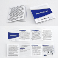 Brochure de manuel d'utilisation pour produits électroniques personnalisés, imprimée sur papier, incluant les guides d'utilisation et les livrets d'instructions du fabricant