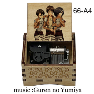 โจมตี Titan shingeki NO kyojin ataque De Los titanes <span class=keywords><strong>Guren</strong></span> NO yumiya Mechanical Music BOX แฟนอะนิเมะและของขวัญเพื่อน66 - Product Image 4