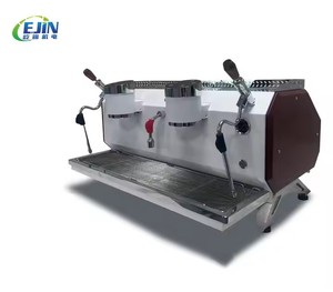 Máquina de Espresso Italiana Semiautomática de Doble Cabezal y Alta Capacidad con Control Preciso de Temperatura y Sistema de Espuma - Product Image 2