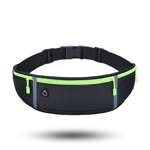 in stock sport waist bag waterproof waist bag for cell phone Adjustable Flip Fanny Pack Running Belt