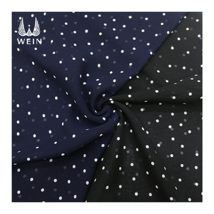 WI-A07-92568 Kho Bán Buôn 4Mm Polka Dot In <span class=keywords><strong>Polyester</strong></span> Đen Màu Xanh Đen Voan Vải Cho Ăn Mặc Khăn Áo - Product Image 1