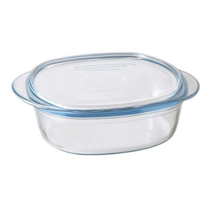 Casserole en verre borosilicate (20 cm) avec couvercle transparent 204A000 7643 - Product Image 2