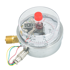 เกจวัดแรงดันแบบสัมผัสไฟฟ้าพร้อมระบบป้องกันแรงกระแทก Double-An YNXC-100  ช่วงการวัด 0-1.6MPa รับประกัน 1 ปี - Product Image 1