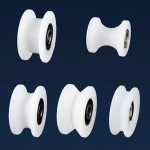 OEM özel U V H oluk kasnaklar alüminyum alaşım paslanmaz çelik naylon POM plastik naylon kasnak tekerlekler rulman ile - Product Image 6