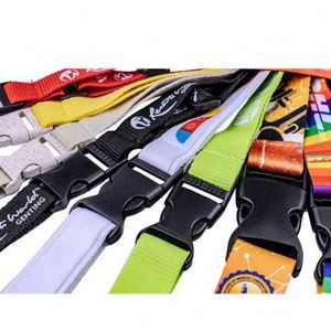 Custom Logo Wholesale <b>Polyester</b> <b>Lanyard</b> Card Holder Sublimation Woven <b>Lanyards</b> - Product Image 5