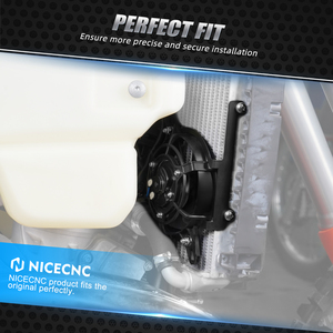 NICECNC pour <span class=keywords><strong>KTM</strong></span> 2024 <span class=keywords><strong>EXC</strong></span> 300 TBI Ensemble de ventilateur de refroidissement électrique du radiateur <span class=keywords><strong>EXC</strong></span>-F 350 SX 250 SXF 450 Husqvarna TE 300 FE 450 350 EC 300 - Product Image 5