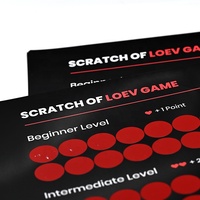 Affiche à gratter pour adultes sur le thème du sexe, pour jeux d'amour, soirée romantique, carte à gratter, cadeau créatif, jeux de fête pour couple