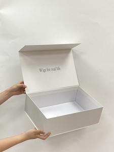 Белая большая магнитная крышка с логотипом на заказ - Product Image 4