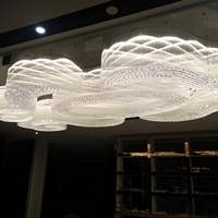 Lampu Gantung Kristal Kaca Mewah Modern, Tinggi Dapat Disesuaikan, Lampu LED yang Dapat Dikustomisasi, Cocok untuk Villa, Tangga, dan Ruang Perjamuan, Finishing Emas