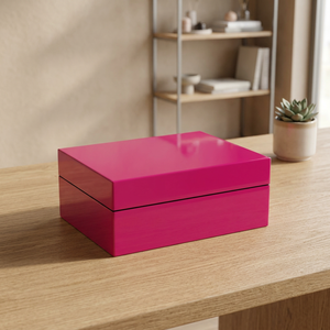 Best Choice Lacquer Box Jewelry Custom High Gloss Lacquer Luxury Gift Wooden Jewelry Packaging Box OEM Made in Vietnam - Product Image 1