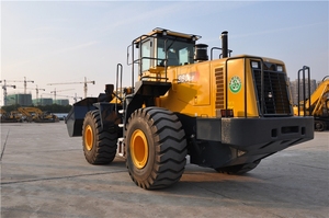 Chargeuse sur pneus à haut rendement, prix compétitif, chargeuses frontales de 8 tonnes avec moteur diesel Euro III - Product Image 2