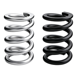 Ressort de compression 65Mn 60Si2MnA, peint en noir naturel, revêtement en poudre noire, <span class=keywords><strong>diamètre</strong></span> du fil 6mm-30mm, ressort hélicoïdal industriel de grande taille - Product Image 1