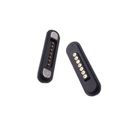 Conector Magnético de Alta Corriente para Cable USB, Conector Magnético de 2-9 Pines, Conector de Carga Magnético con Chapado en Oro