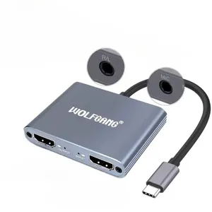 WOLFGANG WVD01 Nuova Scheda di Acquisizione Audio Video USB3.0 OTP per Type-C, per Giochi HD, Streaming Live e Conferenze - Product Image 3