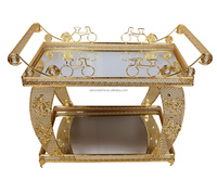Ensemble de table basse en métal éthiopien avec tasses et soucoupes, collection 2026, offre spéciale