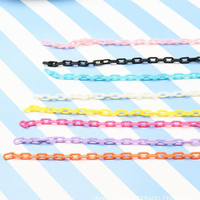 Chaîne en plastique de sécurité de connecteurs standard colorés de délinéateur pour les maillons de chaîne en plastique de cônes de la circulation pour le contrôle des foules