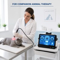 Sistema de Terapia Láser Veterinaria PHOMED CureLight Clase IV para Cuidado Veterinario, Terapia Muscular, Manejo de Articulaciones y Bienestar Animal