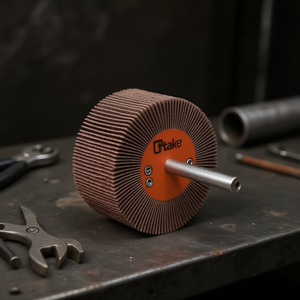 Ttake Abrasive Cloth Flap <b>Wheel</b> 60x30 Mm With Shank For Metal <b>Grinding</b> - Product Image 3