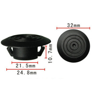 Clips de Retención para Molduras de Panel de Puerta 76924-52021, Tipo Push Nut Snap-In para Camry, Corolla, Crown, Reiz - Product Image 5