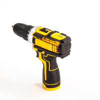 Perceuse-visseuse sans fil 12V lithium-ion transfrontalière à moteur à balais, deux vitesses, réversible, multifonction, type pistolet