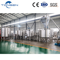 Équipement de brasserie commerciale en acier inoxydable de 1000L, 2000L, 3000L, 5000L