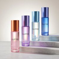 Flacon Roll-on en Verre Dépoli Multicolore 5ml 10ml, Vide et Rechargeable, pour Parfum, Huile Essentielle, Échantillon Cosmétique