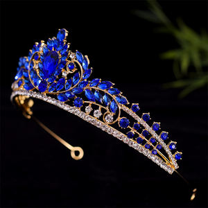 Ensemble de couronne pour enfants de dix-huit ans, bijoux pour cheveux avec strass et cristal, pour mariage, concours de beauté et cadeaux - Product Image 6