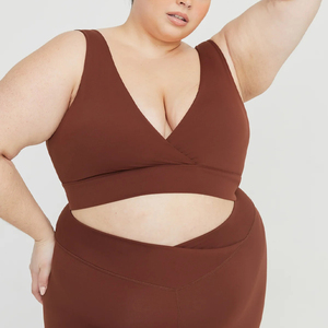 Sous-vêtements de yoga surdimensionnés <span class=keywords><strong>pour</strong></span> femmes, fitness, loisirs, grande taille, vêtements de sport <span class=keywords><strong>pour</strong></span> personnes obèses, taille personnalisée - Product Image 2