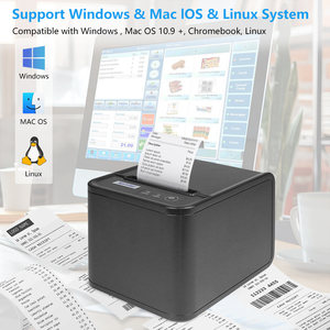 Eficiente impresora POS a <span class=keywords><strong>color</strong></span> de 203 PPP para recibos Cortador automático para multas de estacionamiento y máquinas de ultrasonido Stock disponible - Product Image 2