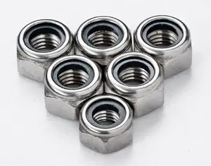 Custom Special OEM Stainless Steel Hex Nylock Knurled Nut Din985 Standard General Industry Offered Metric Certified Supplier