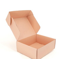 Boîte d'expédition pliable personnalisée haut de gamme, écologique, biodégradable, recyclable, imprimée, en carton ondulé avec doublure en éponge et pelliculage mat pour